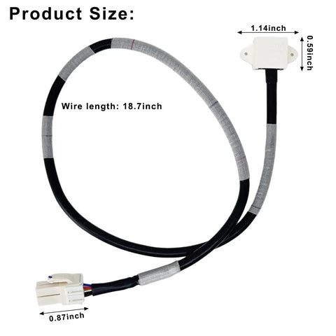Balance Sensor Replacement EBD48922810 For LG Washing Machines Compatible With WM1455HWA WM3555HWA WM3600HVA WM4000HBA And Other LG Models No Tools Needed Easy Install Durable Vibration Sensor For Quieter Washes. Product size image with 18.7-inch wire