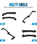 Yellow Floorboards Footpeg Shifter Brake Lever Kit For 14 Up Driver And Passenger Footrests Set multiple angles view