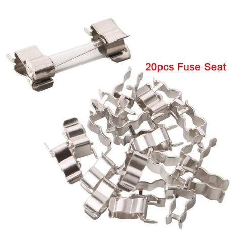 Pro Car Fast Blow Glass Tube Fuse Kit Loadout With 100 Quick Blow Fuses 6x30mm 0.5A To 30A Range Plus 20 Fuse Holders