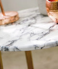 Close-up of furniture surface covered with Marble White Self Adhesive Film Roll For Walls Cabinets And Furniture Peel And Stick DIY Home Decor Transform Surfaces Quickly 17 By 78 Inch Roll Ideal For DIY Projects And Quick Room Updates.