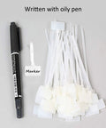 Slick Self Locking Nylon Cable Marker Ties Featuring A Bulk Pack Of 200 White Write On Wire Labels For Ethernet Cords And Power Lines That Stay Tight And Keep Your Rig Looking Sharp No Sweat Today.