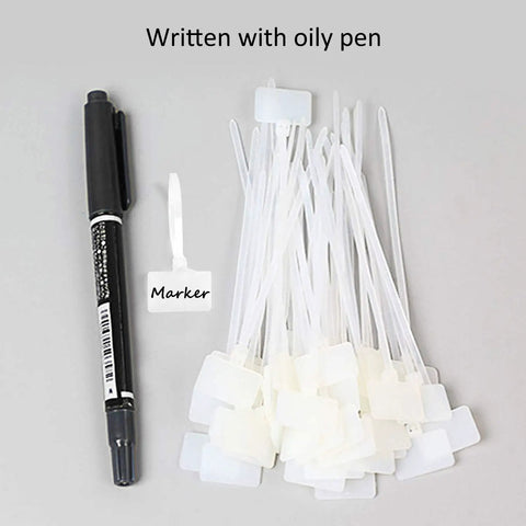 Slick Self Locking Nylon Cable Marker Ties Featuring A Bulk Pack Of 200 White Write On Wire Labels For Ethernet Cords And Power Lines That Stay Tight And Keep Your Rig Looking Sharp No Sweat Today.