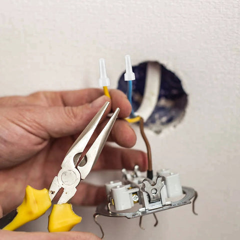 woshilaoDS nylon insulated closed-end crimp connectors kit, 250 pcs for 22-16/16-14/12-10 AWG, yellow terminal shown