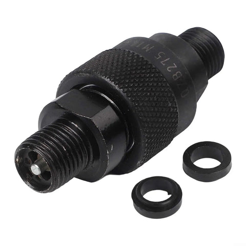 Heavy Duty Hydraulic Quick Connect Coupler Set M14x15mm Male Pipe Fitting Leak Proof Steel Ball Locking Temp Range Minus Twenty To One Twenty C Durable Industrial Use No Sweat Over Broken Repairs Ever Again Badass Gear For Rigging Pros Hate Failure black M14x15mm steel coupler with seals