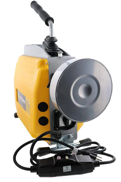 Heavy Duty K60 Drain Cleaning Machine With Auto Feed Mechanism And 250 Watt Motor, front view showing motor and control panel.