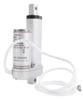 Dead Quiet 12 VDC Linear Actuator Motor With Automatic Limit Switch Shutdown For Smooth Push Pull Motion No Burnouts Or Drama, compact motor with wiring.