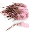 Natural Pheasant Feathers 50 Pcs For DIY Crafts, Fly Tying, Jewelry Making, Dreamcatchers, And Earrings, Lake Blue Dye, close-up of feathers