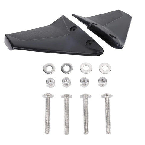 Hydrofoil Stabilizer Fins for 50 to 300 HP Outboard Motors slash drag and bow rise, with bolts and washers included.