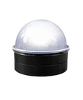 Summit Chain Link Solar Post Cap Black With High Output LED Lights Up Automatically At Night Fits 1 7/8 In To 3 In Posts
