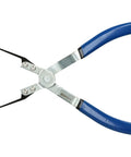 Premium Offset Relay Pliers With Thin Tipped Design For Easy Fuse Electrical Relay Removal Pulling, blue rubber handles.