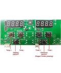 Beefy 180W Ultrasonic Cleaner PCB Driver Board Kit with 40KHz Transducer control board displaying digital settings