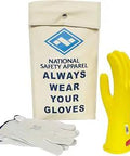 Class 0 Insulated Electrical Gloves Kit With Pro Grade Leather Protectors And Storage Bag, 1000V AC And 1500V DC Rubber Safety Gloves