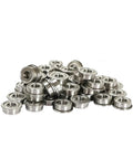 Pile of 10 Pack Flange Ball Bearings 5X11X5Mm Thin Wall Metal Shield F682ZZ F683ZZ F684ZZ F685ZZ F686ZZ F687ZZ F688ZZ F689ZZ