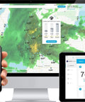 Smart Weather Station Setup Ready With WiFi Remote Monitoring And Alerts For Home And Backyard Indoor Outdoor Sensor Array With Rain Gauge