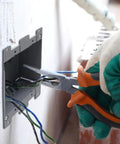 Installation of 2 Gang Old Work Electrical Box 26 Cu In Plastic Junction Box For Switches Remodel Ready ETL Listed With 2 Hours Fire Protection