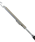 Push-Pull Pressure Gauge 0-35 Lbs ADA Compliant USA Made With Protective Plastic Tube, Built Tough Door Testing Tool For Accurate Force Readings In Maintenance And Installations. Metal door gauge with hook and scale