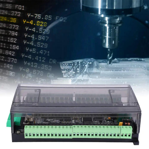 Industrial PLC Controller For 24V DC Power, 24 Input 24 Output, Analog 6AD Module, High Speed Counting, RS485 Interface displayed