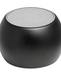 Portable black speaker designed for desktop use, featured in Thunderbolt G4 Dock Bundle With 120W Fast Charging And 4K Screen Support.