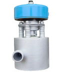 Front view of Portable 1KW Micro Hydroelectric Generator 220V For Home Use And Off Grid Power with blue connector.