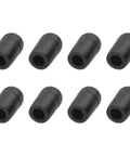 8 black caps for 8Pcs Plastic Antenna Tubes With Caps For RC Cars Boats FPV Drones And Quadcopters 2.4G Receivers Protective Wire Covers