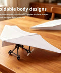 Dope Paper Airplane Kit With Gyro Stabilizer And Dual Propellers DIY Electric Remote Control Plane For Beginners And Hobbyists