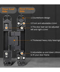 Top Shelf Stainless Steel Self Closing Door Hinges For Furniture And Wood Doors Built Like A Tank With Smooth As Butter Glide Mechanism features adjustable components and heavy duty bearings.