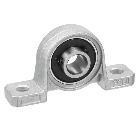 KP08 8mm Bore Zinc Alloy Pillow Block Bearing Flange Block Self Aligning Rust Proof Durable for Machinery