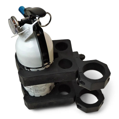 Tailgate Tested Polaris RZR Fire Extinguisher Kit with quick release mount and 0.5 lb canister for XP Turbo Pro models.