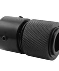 Universal Quick Coupler For Air Chisel And Air Hammer Chuck With Automatic Quick Release Snap Change Retainer, black alloy