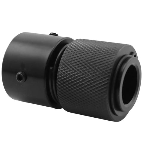 Universal Quick Coupler For Air Chisel And Air Hammer Chuck With Automatic Quick Release Snap Change Retainer, black alloy