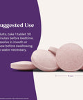 Melatonin 10 Mg Fast Dissolve Tablets Strawberry Flavor 60 Count Sleep Aid For Adults Travel Friendly shown close-up