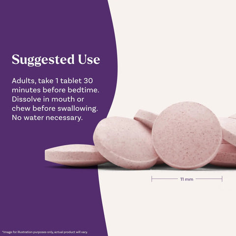 Melatonin 10 Mg Fast Dissolve Tablets Strawberry Flavor 60 Count Sleep Aid For Adults Travel Friendly shown close-up
