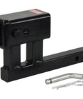 1-1/4 To 2 Inch Hitch Adapter With 4-1/4 Inch Rise Or Drop, 3500 Lbs GTW, Includes Pin And Clip, Converts Receiver Size For Bike Racks