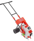 Manual Garden Seeder Push Seeder With Six Nozzles Hand Push Walk Behind Row Crop Planter And Fertilizer Applicator
