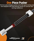 One-piece pusher from Dual Wheel Separator Tool Kit For Truck, Bus, Van, And Trailer, 4 Pcs Wheel Hub Removal Set With 11 Threads
