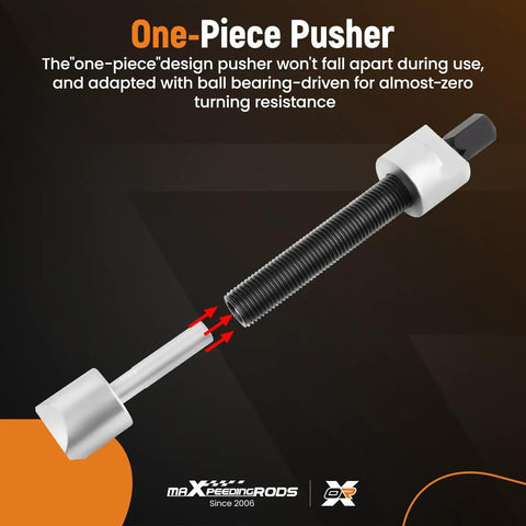 One-piece pusher from Dual Wheel Separator Tool Kit For Truck, Bus, Van, And Trailer, 4 Pcs Wheel Hub Removal Set With 11 Threads