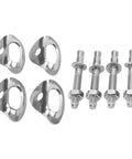 Beefed Up Heavy Duty Climbing Hangers Set Of 4 Stainless Steel Anchors With Expansion Design for rock and concrete use