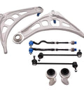 BMW E46 Front End Suspension Control Arm Kit With Upper Wishbone Ball Joints And Bushings Replacement 31126758519 31126752717