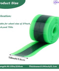 Two Roll Bike Tire Liner Set for Flat Protection and Puncture Defense, TPU inner tube guard for 26 to 27 inch wheels