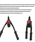 Rock Solid 13 Inch Rivet Nut Tool Set With M10 Screws And Nuts Plus Wrench, Complete Rivnut Kit For Your Garage And Auto Repairs With 60 Accessories. manual tool with open and closed handles