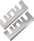 Heavy Duty 3 1/4 Inch Carbide Tipped Planer Blades Set Of Two Resharpenable Woodworking Replacement For Pneumatic Planers TCT steel blades.