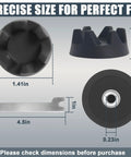 Replacement Blender Coupler Kit For KSB5 And KSB3 Series DIY Friendly 9704230 Compatible With Spanner Tool Includes WP9704230VP WP9704230 AP2930430 PS401661 1.42 Inch OD Shaft 6mm Center Hole, black coupler with 4.5in tool