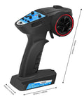2 In 1 ESC And Receiver Combo With 2.4G Transmitter For Axial SCX24 RC Car, showing black handheld unit with red trim.