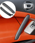 Interior Door Inner Pull Handle Set For Mitsubishi Eclipse 2006 Through 2012 Driver And Passenger Side Black Replacement installed