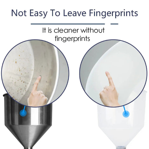 Comparison of clean and dirty surfaces on No Fuss Easy Fill Manual Paste And Liquid Filling Machine 5 To 50 Ml Adjustable Bottle Filler.