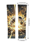 Beat The Summer Heat With These Fly Cooling Arm Sleeves Ultra Soft Ice Silk Fabric Keeps You Chilling During Running Golf Or Cycling Two Pack Breathable sun guards featuring a soccer theme design.