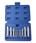 Rock Solid 10 Piece Broken Screw Extractor Kit For Stripped Damaged Bolts M3 To M22 Galvanized Steel Tap Removal Tool Set With Cool 3 And 4 Claw Design Perfect For Home DIY Projects And Serious Auto Repairs Today blue case with 10 extractor sizes