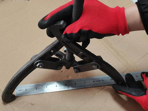 10 Inch Gear Puller Workhorse With 3 Jaw And 2 Jaw Convertible Design Reversible Jaws For Pulley Gear Bearing Flywheel Removal