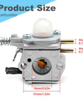 Carburetor Replacement For Echo PPT 2400 And SRM 2400 Trimmers Direct Fit For PPFD 2400 PP1250 PP1260 PP1400 WT 424 WT 424C.