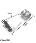 Heavy Duty Self Closing Door Closer Hinge Spring Kit 25 Piece Set With Torsion Spring Butt Hinge Pins detailed measurements